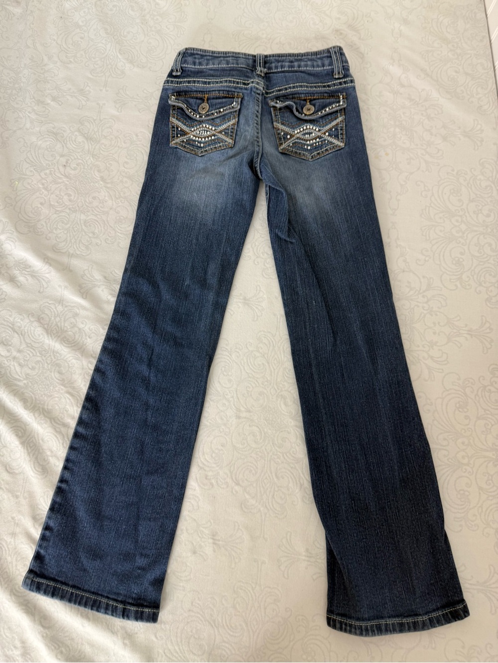 Arizona Jeans Studded Slim Bootcut Jeans Size 8